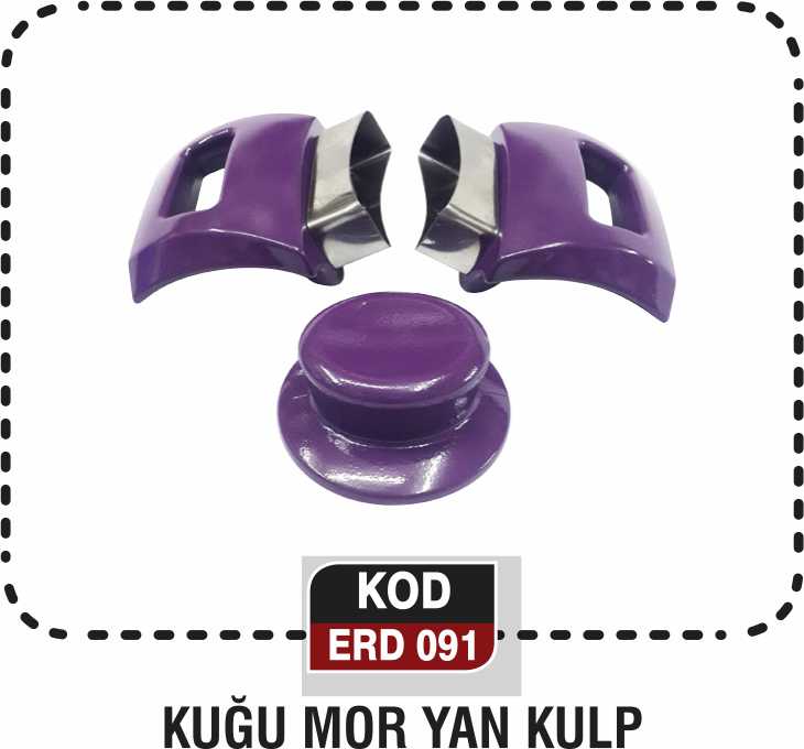 MOR-ÇELİK-TEFLON-YAN KULP  ERD 091